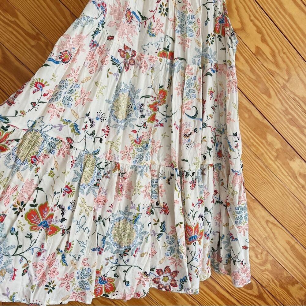Anthropologie Floral Halter Swing Tunic Dress - Picture 4 of 5